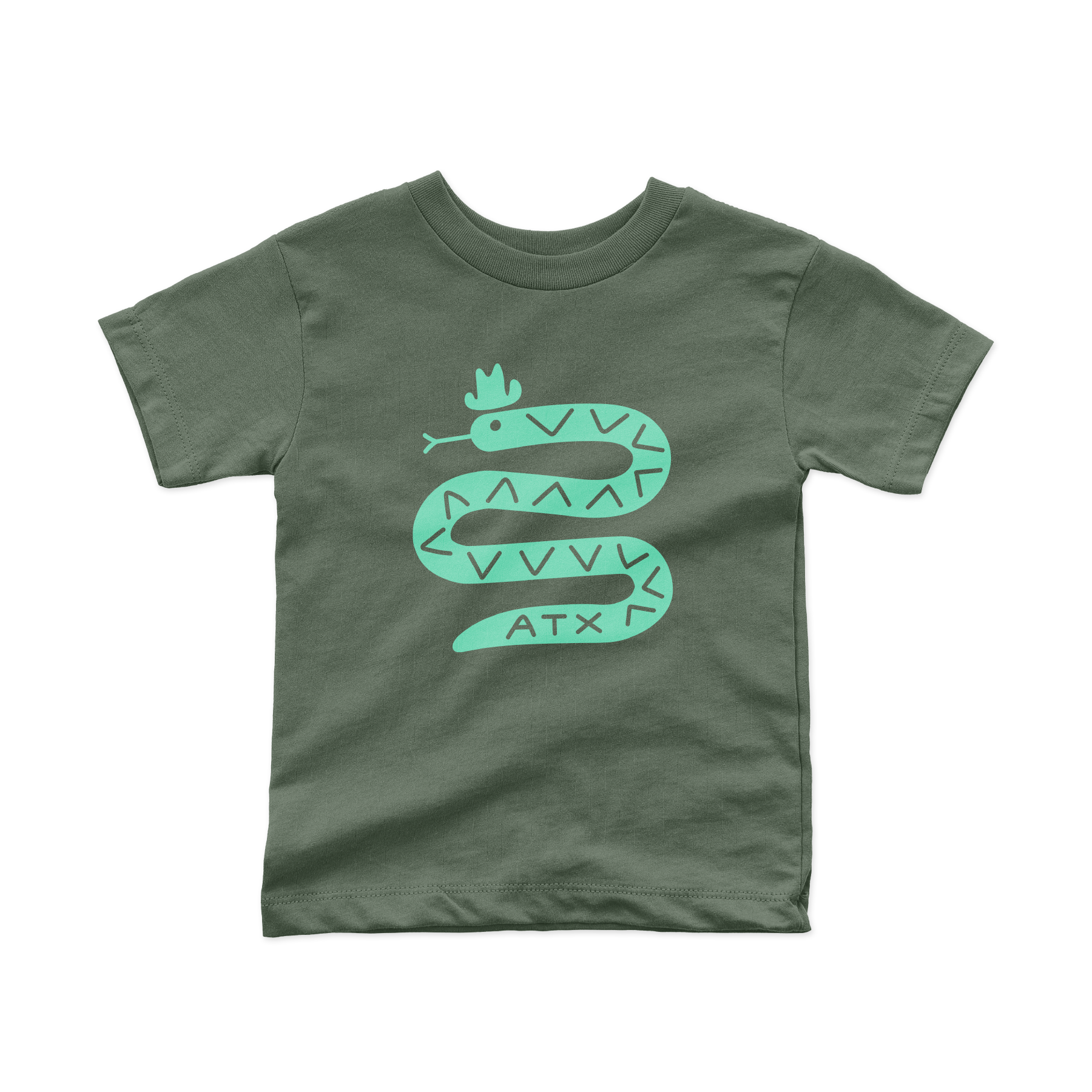 Our signature snake tee is nothing to be scared of! It's soft and cozy, and super cute on the littlest charmers.