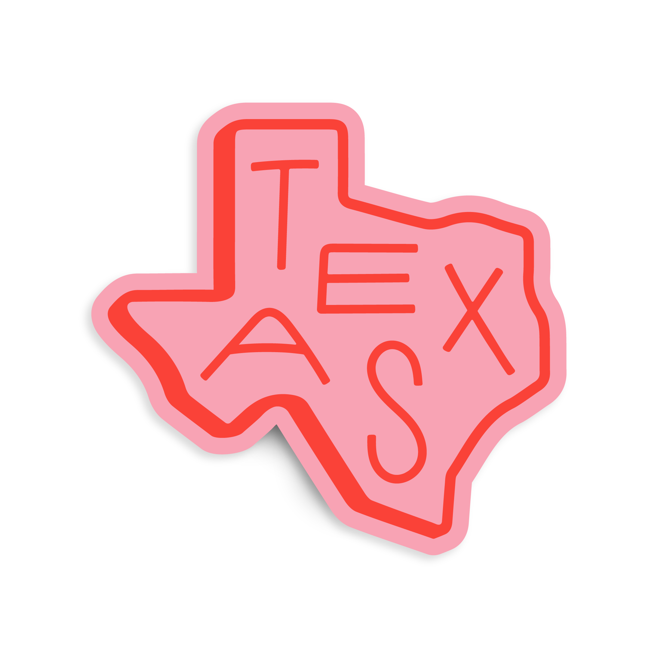 Texas Sticker - Green