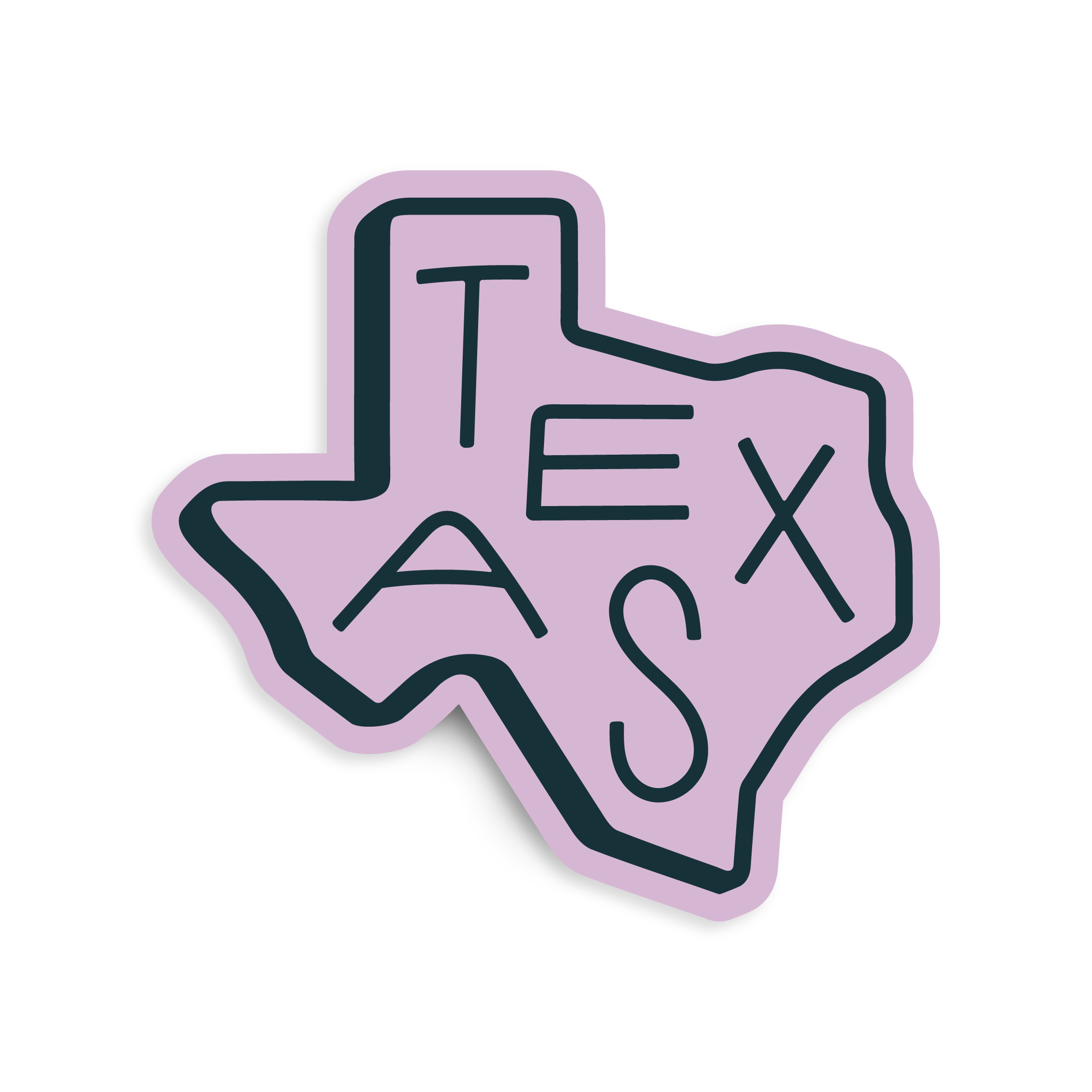 Texas Sticker - Green